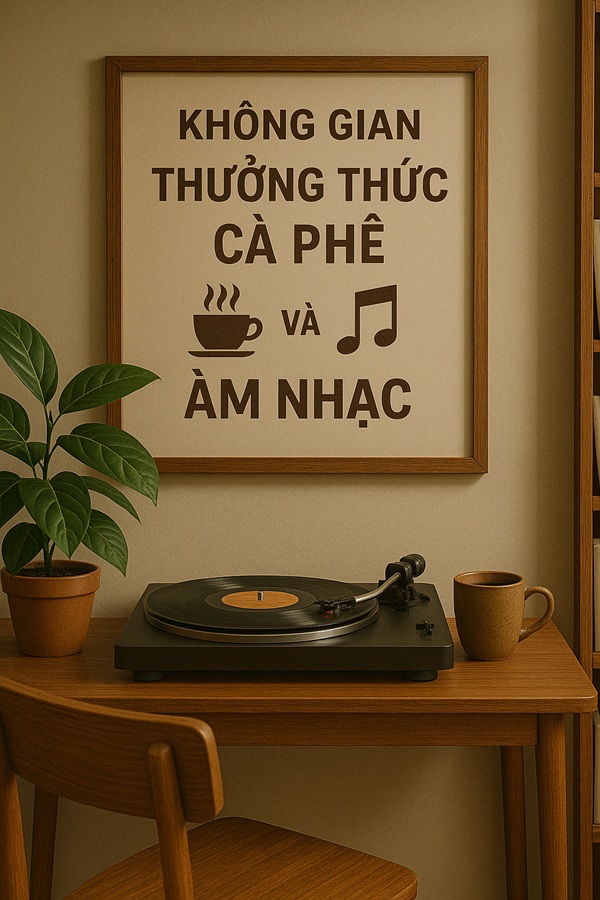 Không Gian Thưởng Thức Cà Phê và Âm Nhạc