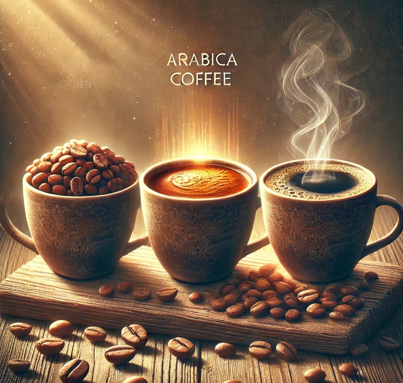 cà phê arabica rang mộc