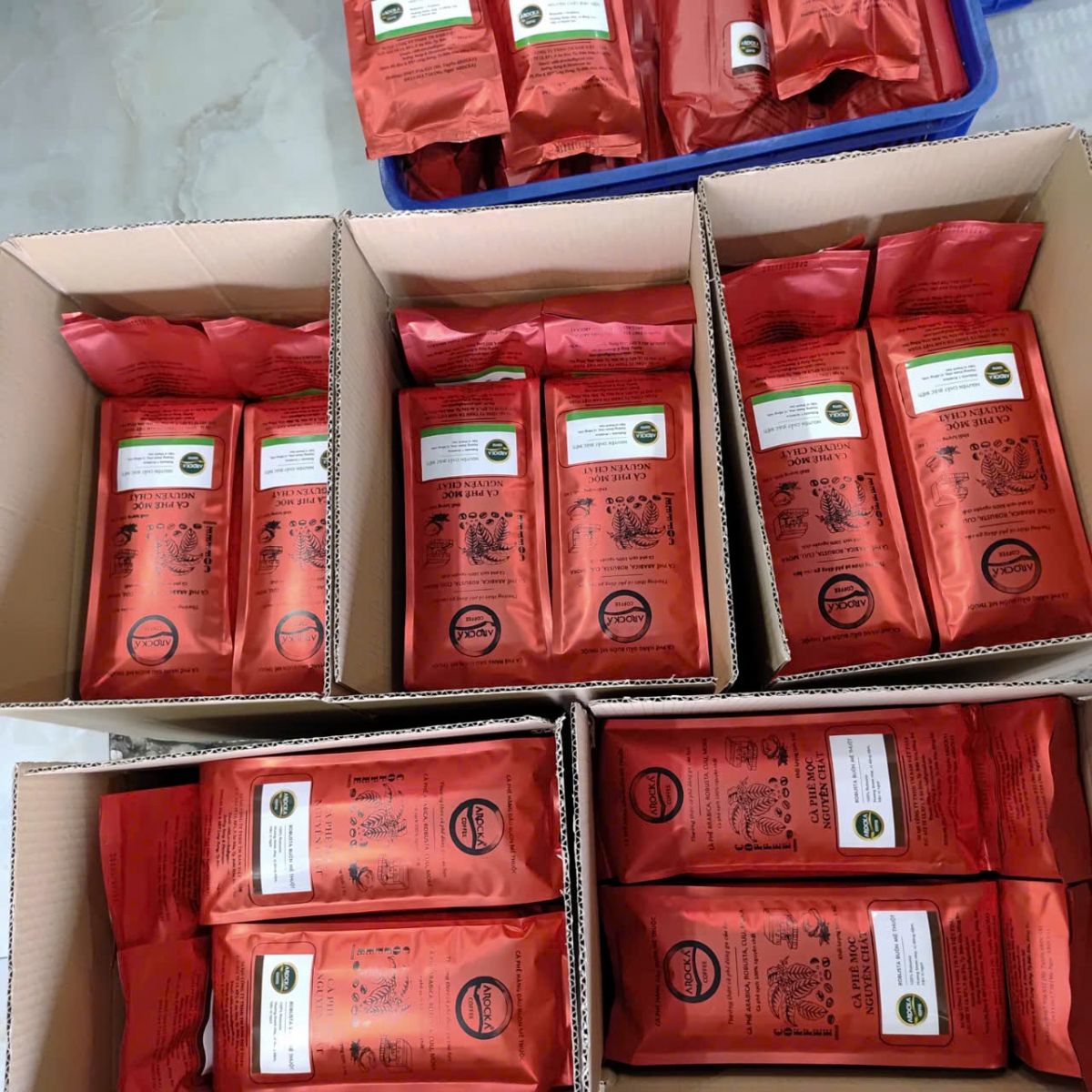 cà phê rang xay tại arocka coffee