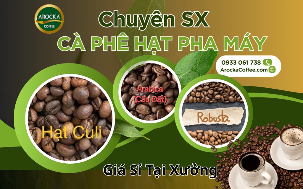 sx cà phê hạt pha máy