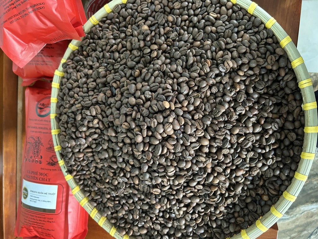 cà phê rang xay nguyên chất