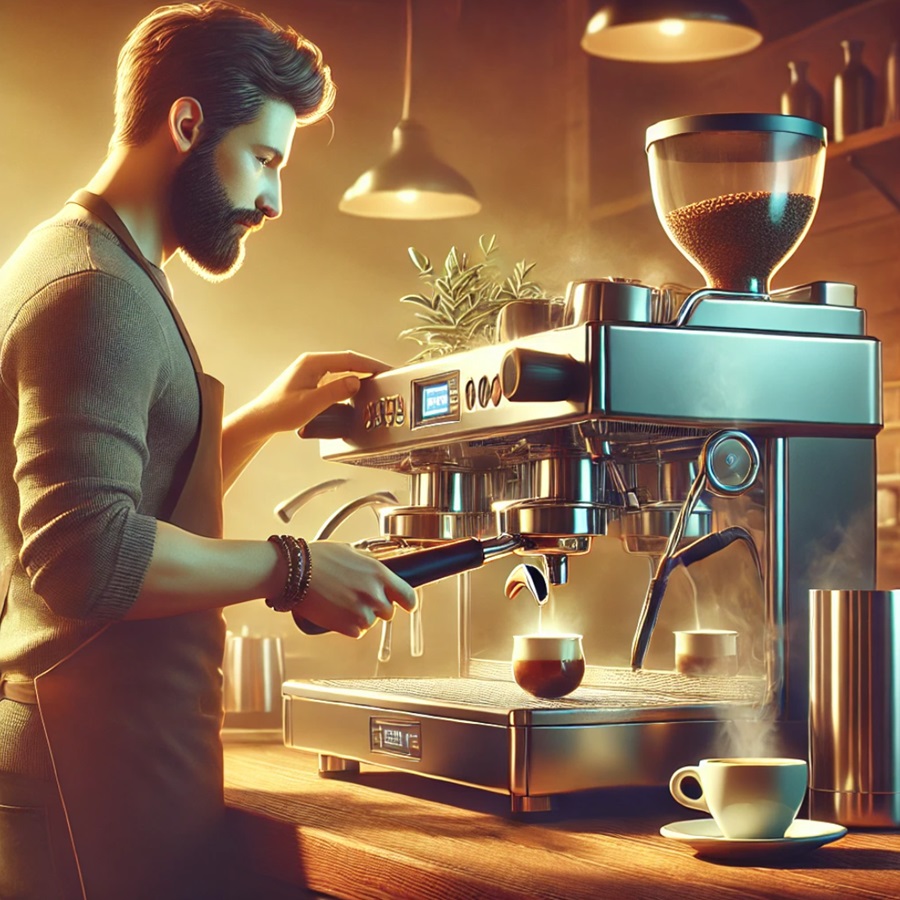cách điều chỉnh máy pha cafe