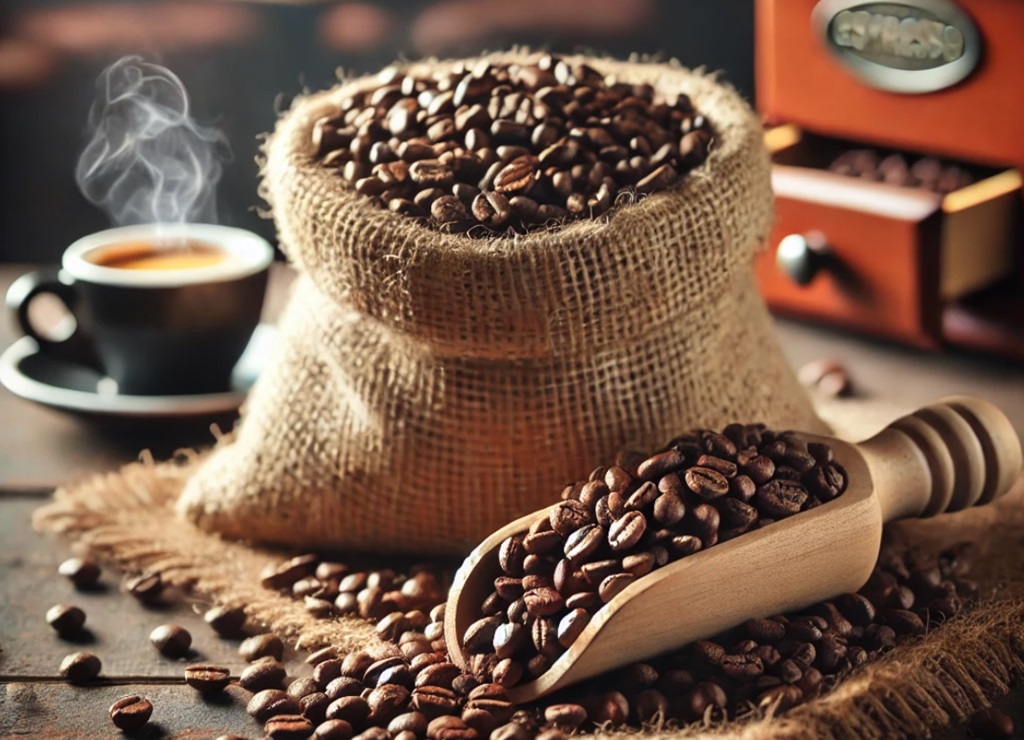 cafe phê hạt pha máy nguyên chất