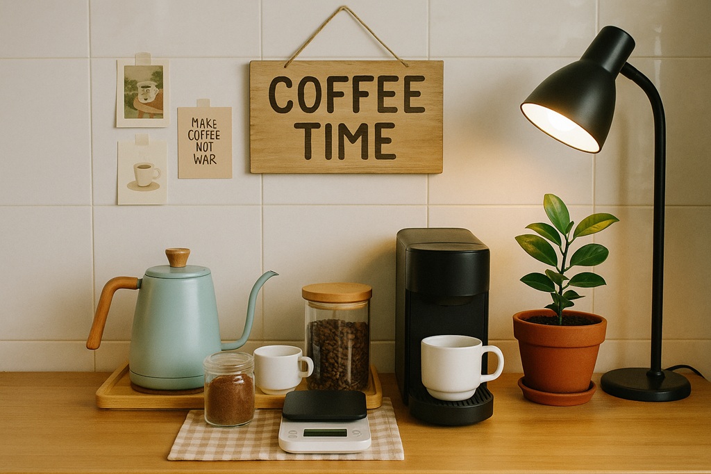 góc pha cafe tại nhà