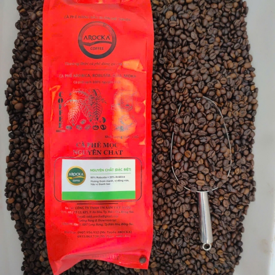 Cà phê hạt rang mộc - (ĐẶC BIỆT 80/20) (1Kg)