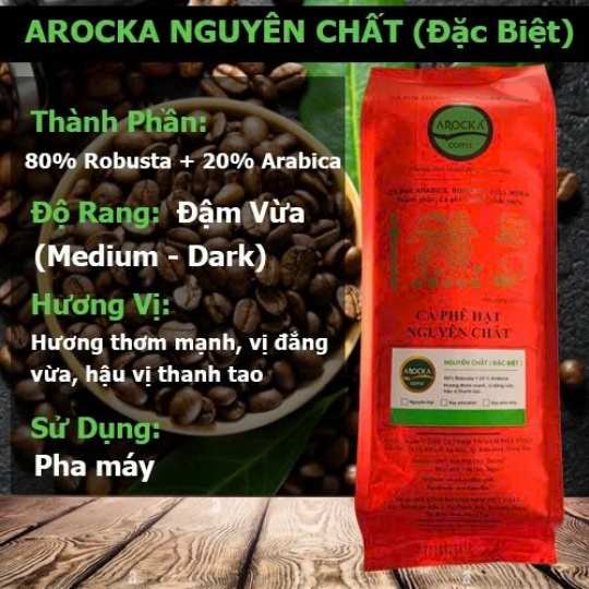 Cà phê hạt rang mộc - (ĐẶC BIỆT 80/20) (1Kg)