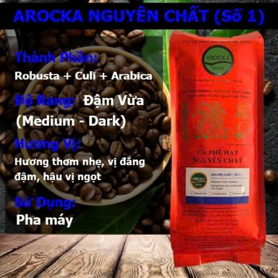 Cà phê hạt rang mộc - Ng.Chất (SỐ 1) (1Kg)