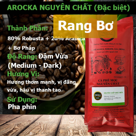 Cà phê hạt rang bơ - NG.CHẤT(ĐẶC BIỆT) - (1kg)